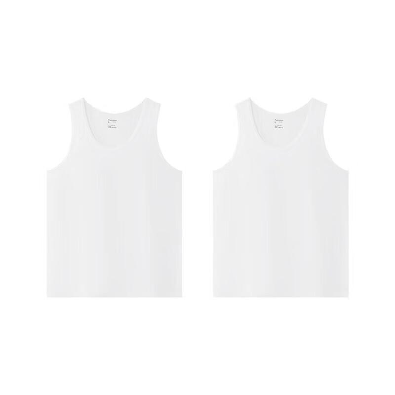 PurCotton Men's Antibacterial Base Layer Tank Top 2-Pack