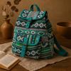 Backpack Boho Jacquard Teal