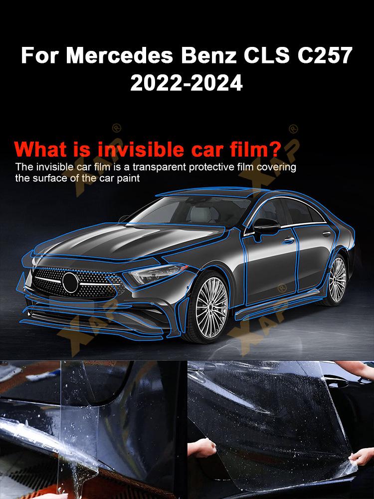 Mercedes-Benz CLS C257 (22-24) TPU Invisible Anti-Scratch Brightening Protective Film