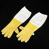 Pair Breathable Anti Bee Anti Sting Bee Gloves Long Sleeves Elastic Cuff with Mesh Beekeeper Protective Tool(XL )