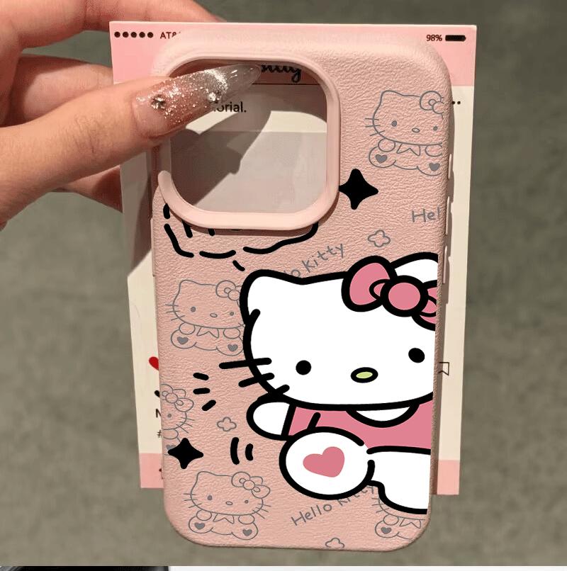 Kawaii Hello Kitty Phone Case For Samsung Galaxy A57 5G A55 A54 A07 A06 A15 A54 A53 A37 A32 A23 A34 A35 A36 A05 A73 5G Casing
