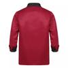 Chef Uniform Long Sleeved Men's Clothing Catering Work Uniform Back Kitchen Uniform Men's Top