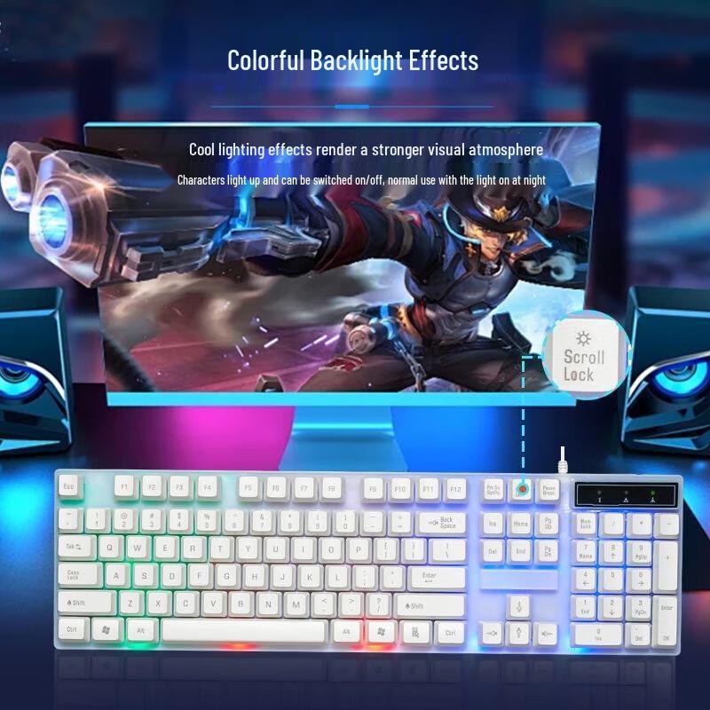 Youshi Wired Mechanical Keyboard & Mouse Combo
