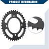 420 Pitch 37 Tooth Motorcycle Chain Sprocket Rear Sprocket/Rear Side for 50cc 70cc 90cc 110cc 125cc Dirt Pit Bike Mini Bike ATV 4 Wheelers