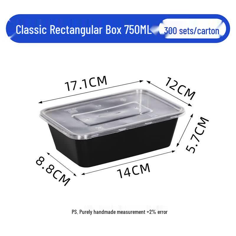 

Disposable PP Plastic Takeout Lunch Box with Lid