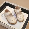 Girls Spring Summer Hollow Out Breathable Soft Sole Princess Shoes Fashion Mary Jane Flats