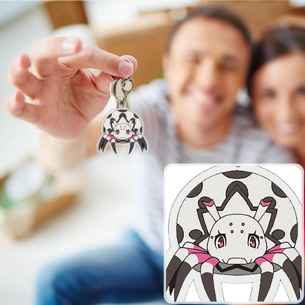 2D Anime Peripheral Cute Acrylic Keychain Pendant