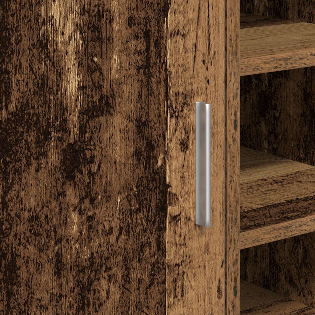 vidaXL Waschtisch-Schrank Altholz 63x29x55 Cm Massivholz