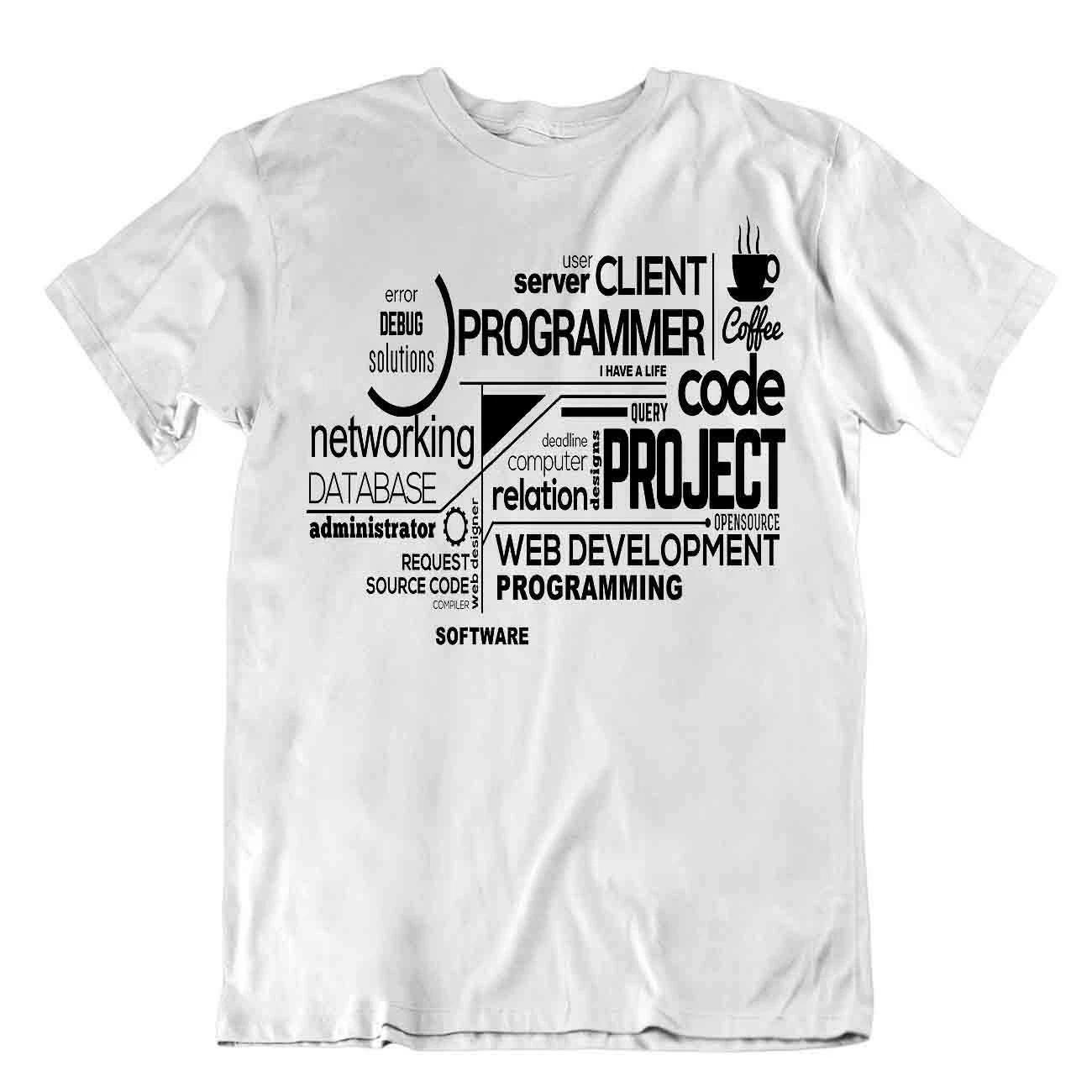 Code Projecr Tshirt Programmer T-Shirt Newworking Tee Code Shirt 3XL