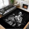 Tappeto in Peluche di Velluto di Cristallo con Stampa di Elvis Presley Anti?Indumenti da notte?Tappeto da Pavimento Resistente per Decorazione Domestica Interna