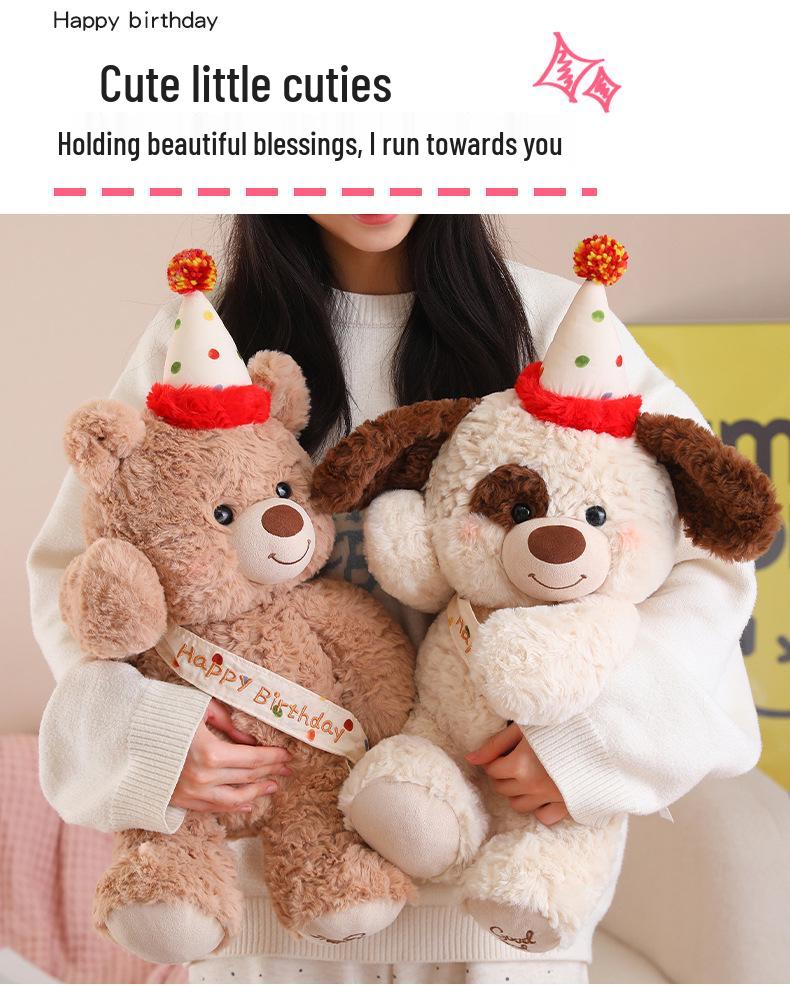 Sweet Forest Happy Squad Teddy Bear Plush Toy for Children and Girls - Perfect Birthday Gift