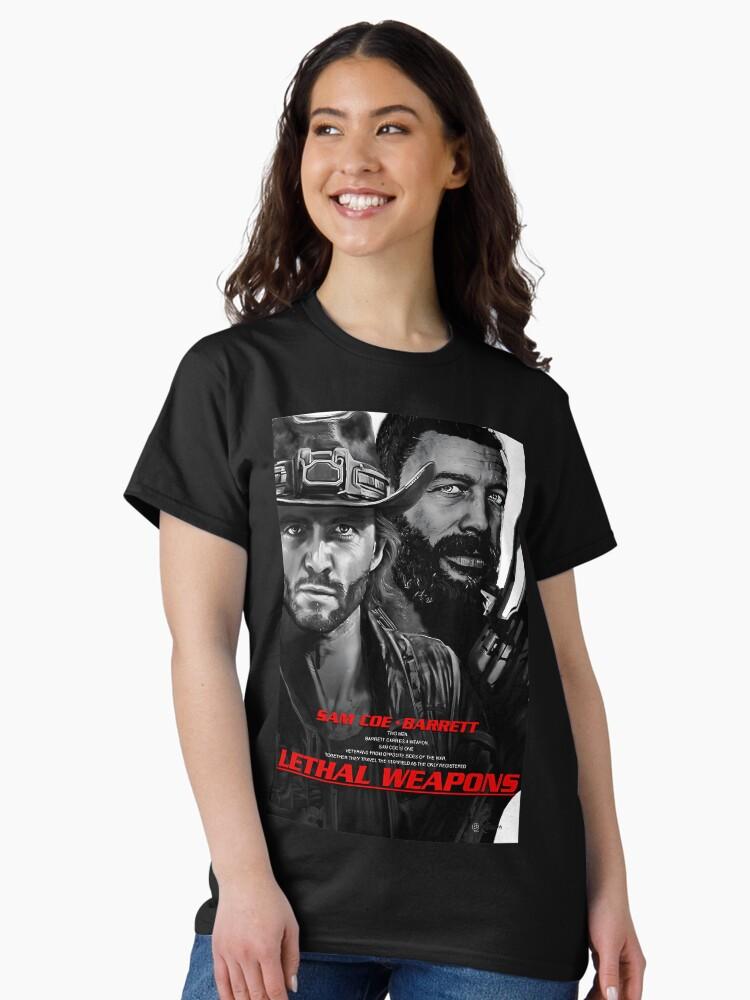 Lethal Weapon Lethal Weapon Riggs Murtaugh Movie Poster Design Classic T-Shirt