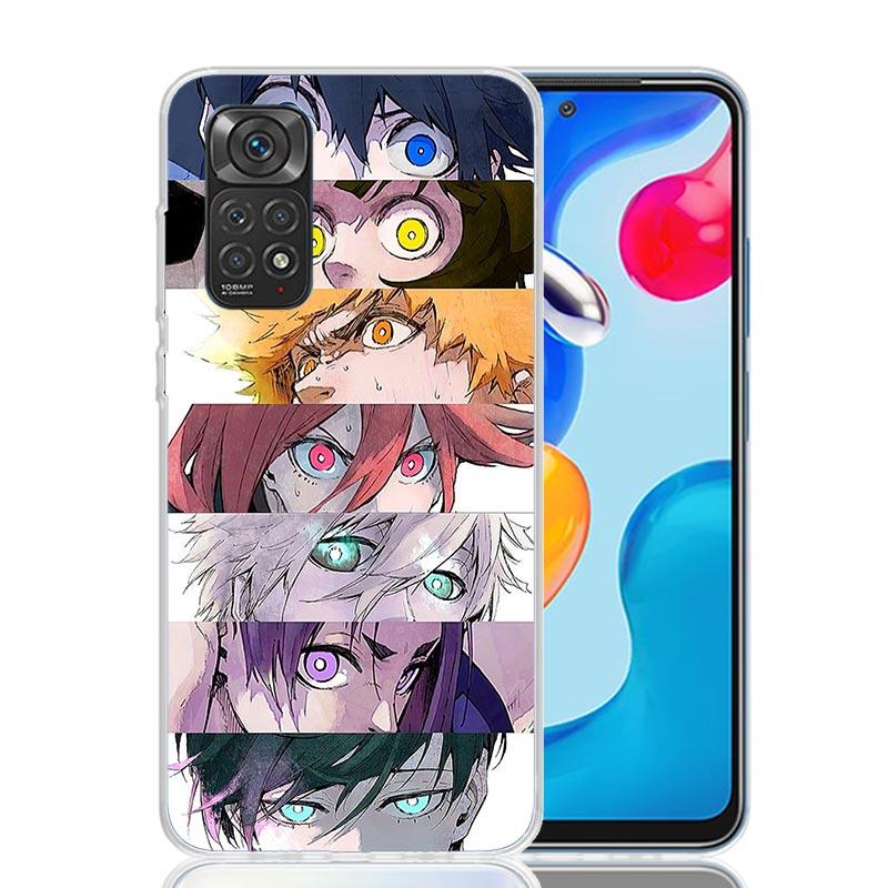 Blue Lock Isagi Yoichi Phone Case For Xiaomi Redmi Note 10 9 9S 8 8T 7 5 Mi 12T 11T 10T 9T 15 Pro 14 Ultra 12 11 Lite 11i 12X