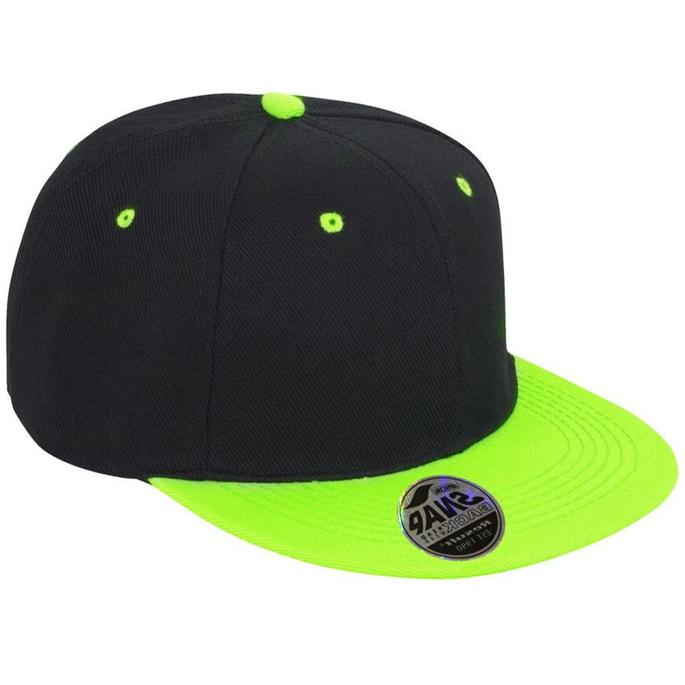 Result Headwear Bronx Original Contrast Flat Peak Baseball Cap