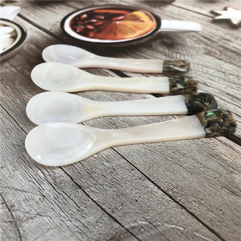 ZISIZ Seashell Decorative Spoon Set