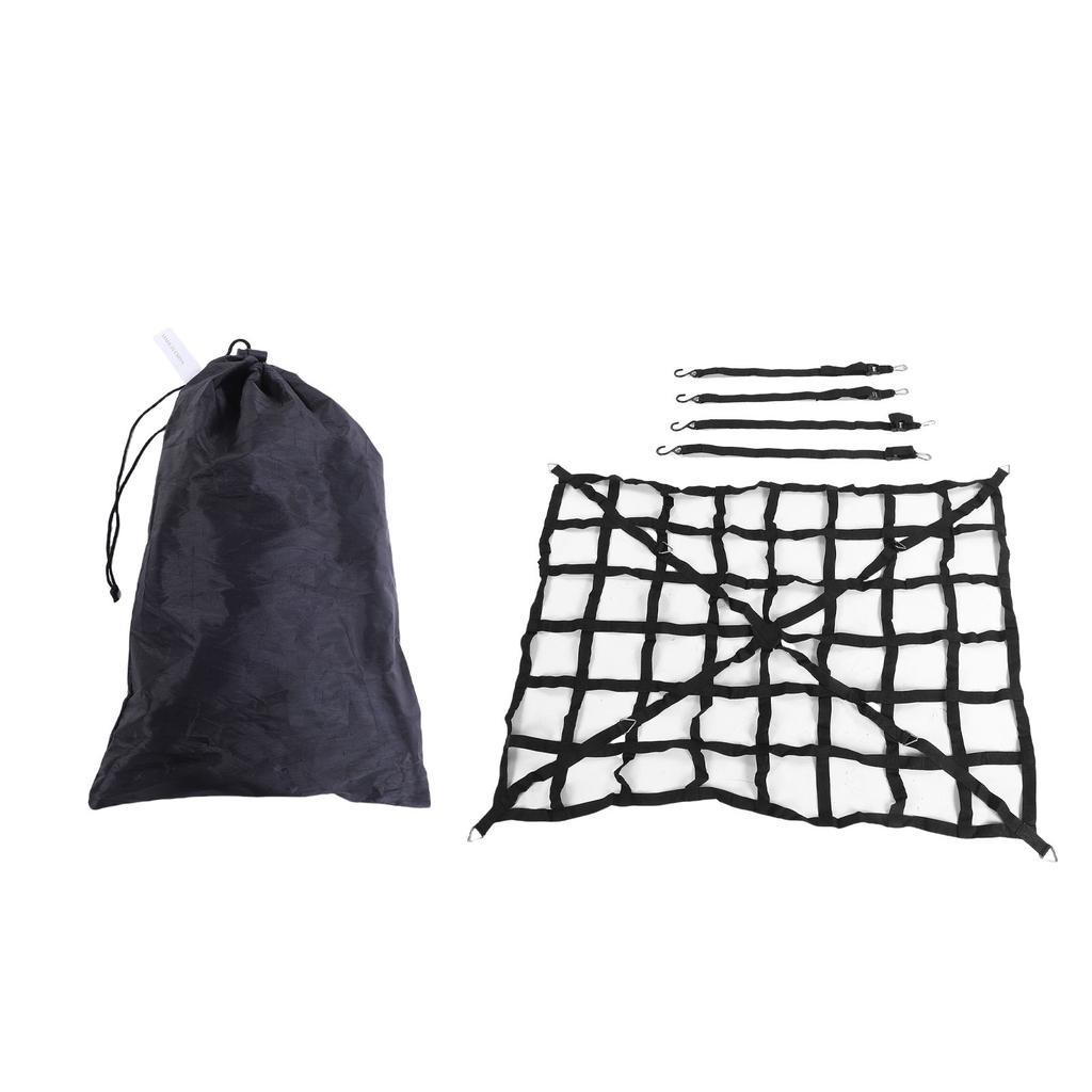 Pickup Cargo Net Strong Load Bearing Adjustable Multifunctional Heavy Duty Roof Rack Cargo Basket Net with S Hook