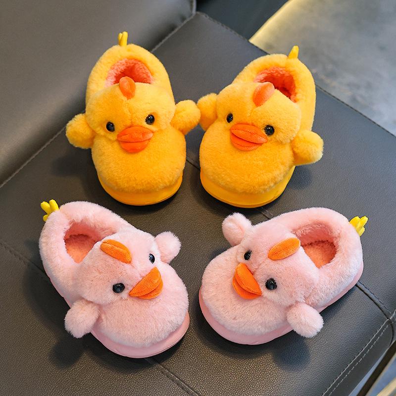 Little Duck Kids' Winter Bag & Velvet-Lined Cotton Shoes for Boys & Girls