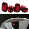 Fashionable 4Pcs Dust-proof Valve Caps for Car Bike Cycle Truck Aluminum Tyre Air Port Cover