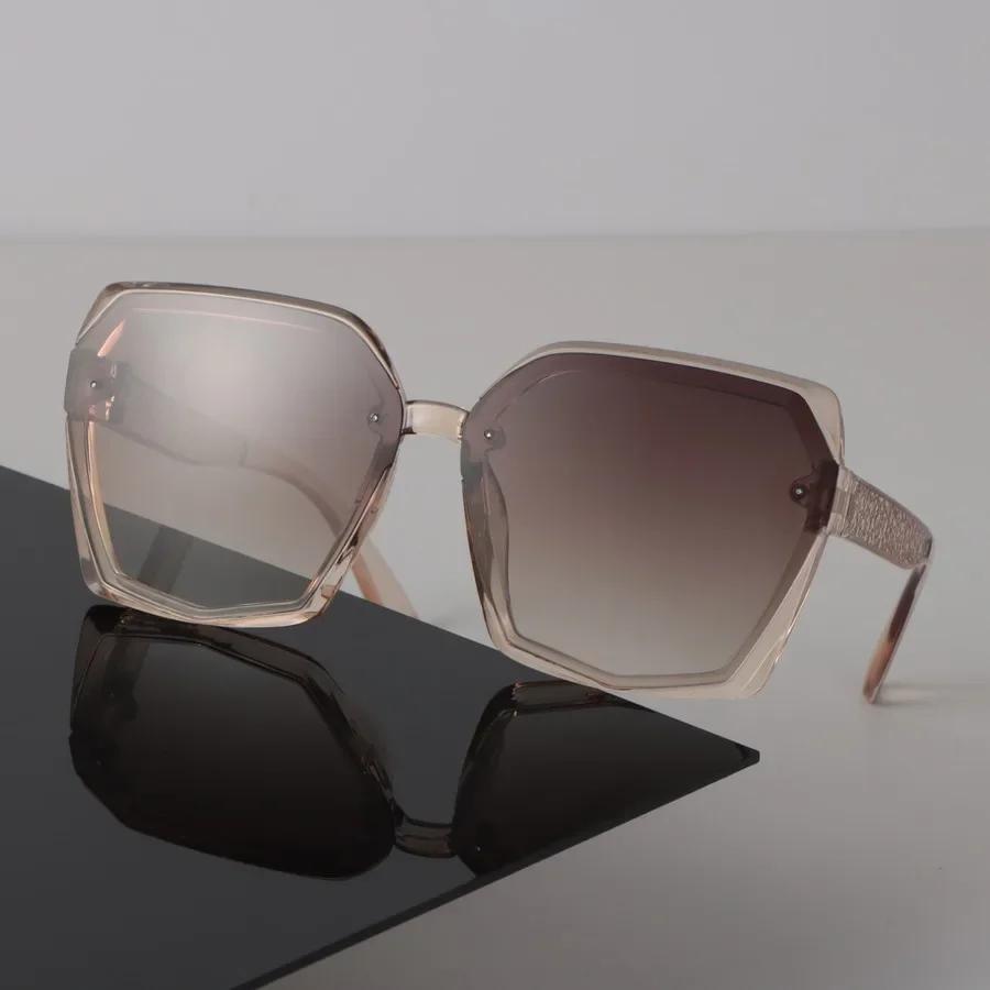 Vintage Rectangle Sunglasses Women Men Casual Fashion Glasses Luxurious Brand Designer Female