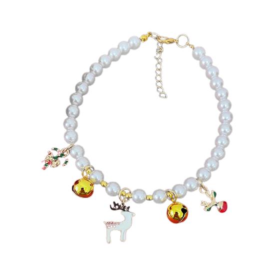 Pet Necklace Adjustable Friendly to Skin Extension Chain Lobster Clasp Design Allergy Free