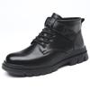 Martin Boots Men's Winter Men's Shoes 2025 New High-top Casual Velvet Leather Boots Trendy Versatile Retro Tooling Short Boots