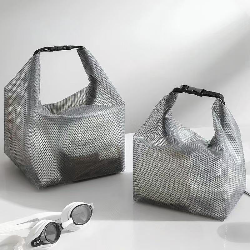 Handheld Portable Transparent Waterproof Toiletries Bag Multifunctional Travel Outdoor Swimming Fitness Storage Bag