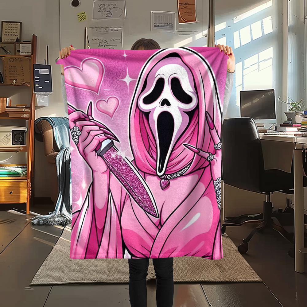 1 Pezzo Coperta in Flanella con Stampa Cartone Animato, Alta Qualità Confortevole per Tutte le Stagioni, Decorazione per la Casa, Calore e Comfort, Perfetta per Regalo di Natale Compleanno