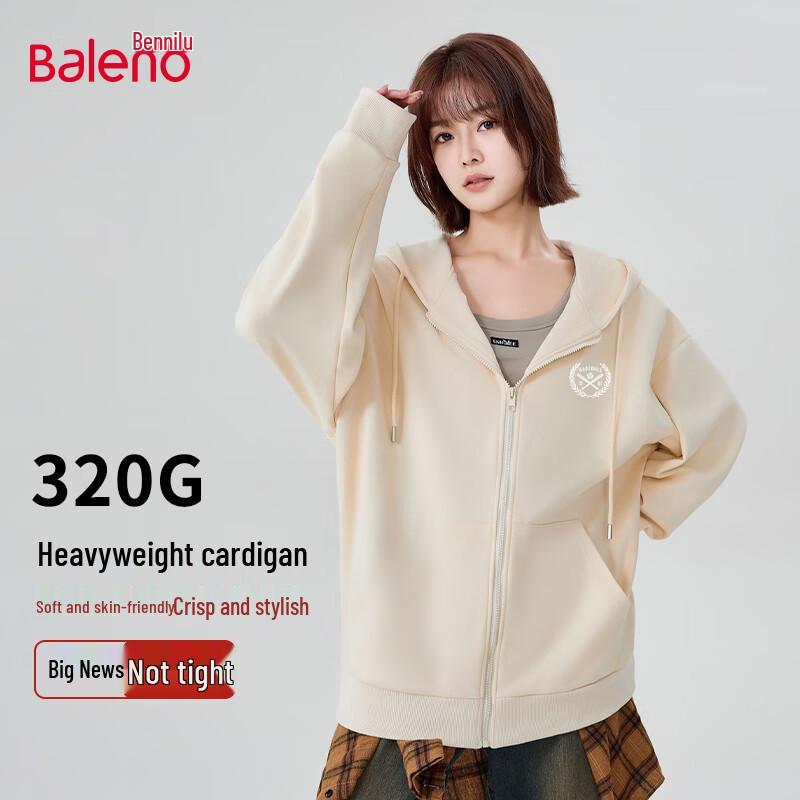 

Baleno Men s American Trend Heavyweight Hooded Cardigan Sweatshirt 3XL