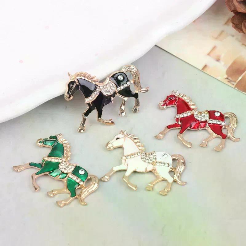 Spille a Cavallo Classiche con Strass per Donna Spille da Bavero Animali Versatili Accessori Gioielli Corsage per Abbigliamento Regali di Capodanno