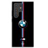 Phone Case - MANIACASE - Samsung Galaxy S23 Ultra - Silicone TPU - Black - BMW M Color Logo
