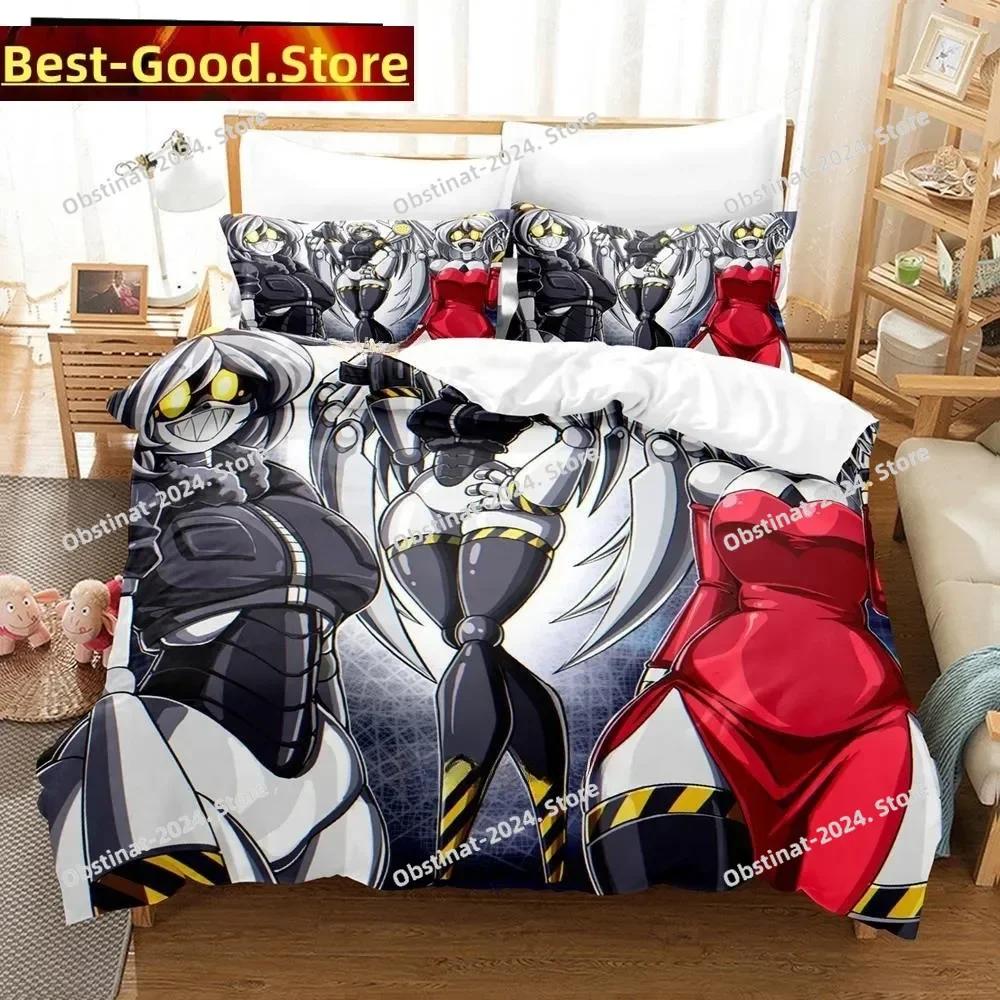 Fashion 3D Anime Murder Drones Bedding Set Printed Bed Set With Pillowcase Bed Duvet Cover Single Double Queen Super King Size