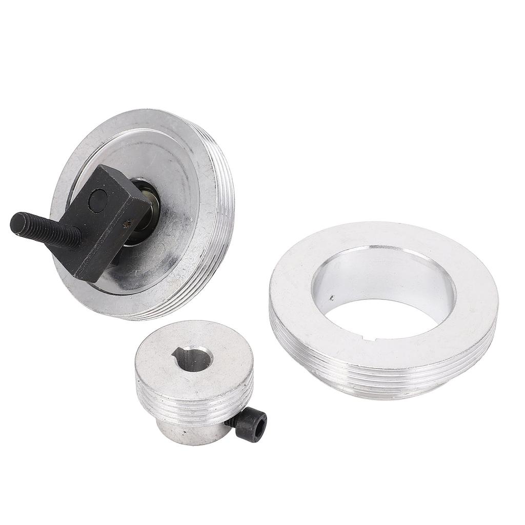 Belt Bearing Pulley Aluminium Alloy Mini Lathe Transition and Motor Belt Pulley for MX210 WM210