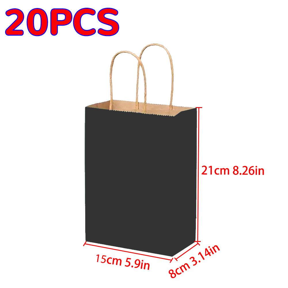 Kraft Bag Paper Gift Bags Reusable Grocery Shopping Bags for Packaing Craft Gifts Wedding Business Retail Party Bags