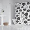 Animal Paw Print Bathroom Shower Curtain Bathroom Partition Curtain Light Opaque Waterproof Material Bathroom