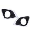 Replacement Fog Light Frame, High Quality,  ,   Fit, Improves Vehicle Appearance for Venza 2013 2016, Black Silver, 2 Pieces