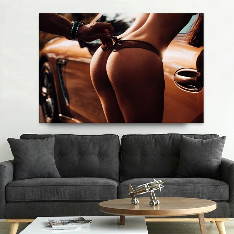 Sexy Romantic Couples Canvas Painting Modern Posters and Prints Wall Art Pictures for Living Room Home Decorations