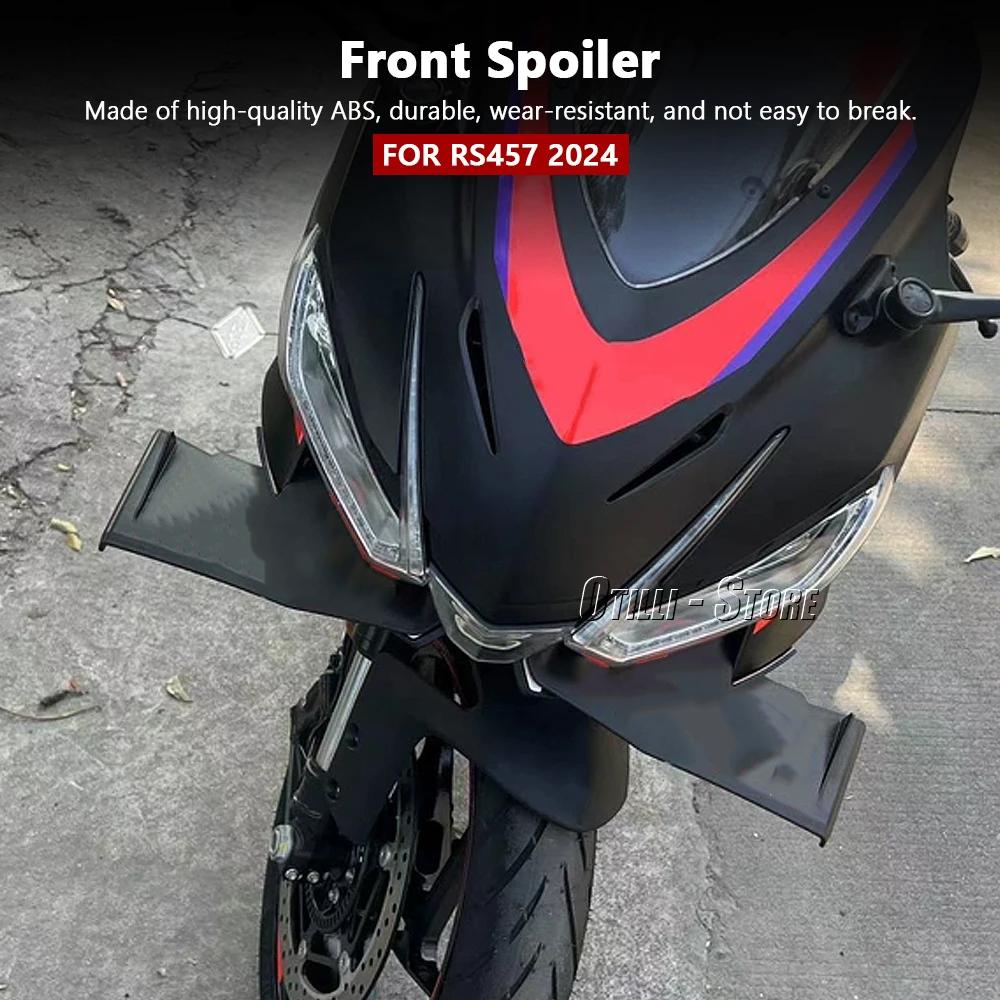 Für Aprilia RS457 RS 457 rs457 2024 ABS Frontverkleidung Flügel Aerodynamischer Schutz Schutzabdeckung Motorradzubehör Teile