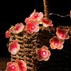 LED Flower String Lights - Fairy Cherry Blossom Battery Operated for Wedding Party Decor