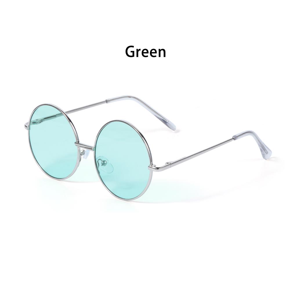 1 Stück Retro-Sonnenbrille für Kinder Süßigkeitenfarbe Runder Rahmen Sonnenbrille für Jungen Mädchen Anti-UV Vintage-Sonnenbrille Brillen