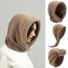 Women's Winter Scarf & Hat Combo: Imitation Cashmere Knit Pullover Hat Wrap