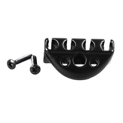Blocco Corde Basso Senza Paletta Metallo Portatile Capotasto Bloccante Corde Basso per Spettacolo 39mm Nero