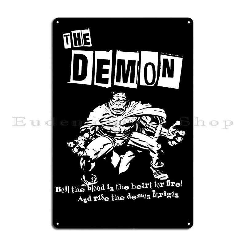 The Demon Etrigan Hppydystprints Metal Sign Plaques Wall Decor Design Customize Cinema Garage Tin Sign Poster