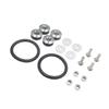 ACROPIX 8pcs Car Bumper Trunk Fender Hatch Lid Fastener Kit Quick Release Titanium Tone