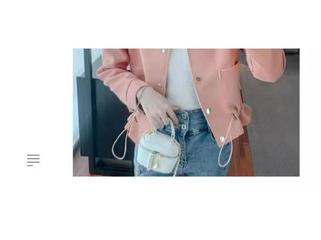 2025 Women's Chic Tweed Short Jacket - High-End Petite Cardigan for Spring/Autumn