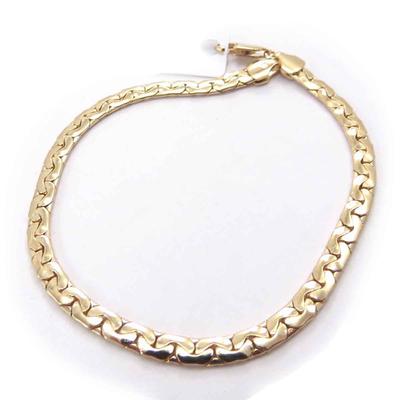 [C7309] – Vergoldetes Armband „Bean“, 18 cm, 3,6 mm