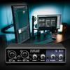 Portable Audio Interface USB Sound Card Mic Preamplifier Computers Recording Tuning Digital Mixing