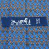 Used HERMES tie Toyota limited edition silk Blue Brown suit