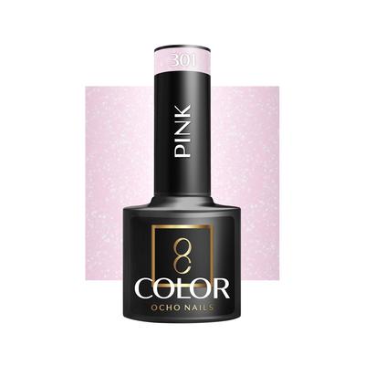 Ocho Nails Lakier Hybrydowy Pink 301 -5 G
