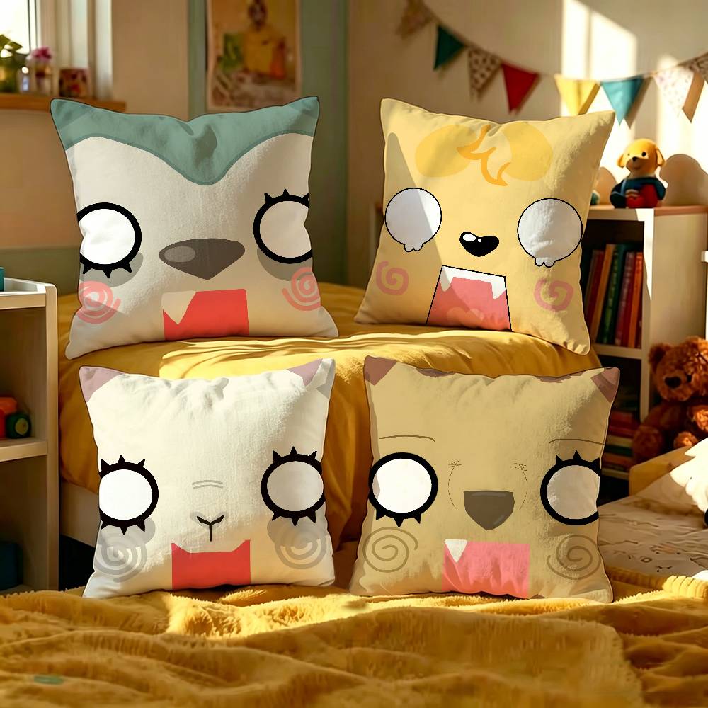 Anime Cartoon B-Beastar-s Pillow Cover for Bedroom Room and Living Room Sofa Decorative Cushion Cover