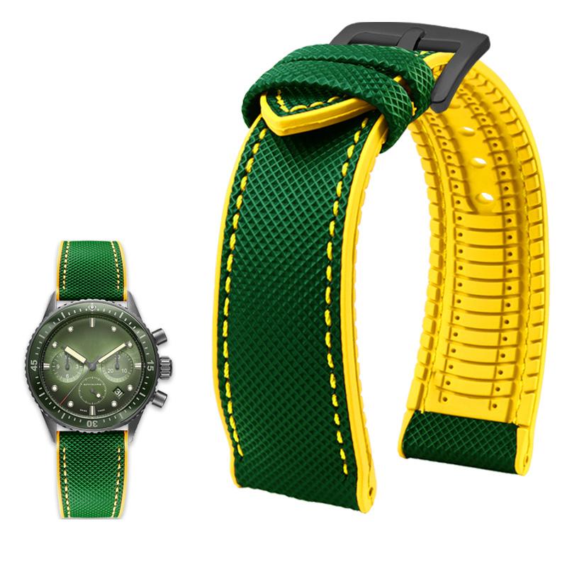 

Classic 20mm 21mm 22mm Canvas Nylon для годинників Seiko Гумовий ремінь водонепроникний ремінець для чоловіків для аксесуарів для годинників Tissot Citizen Mido 23mm